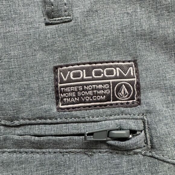 Volcom Surf & Turf Hybrid Shorts Mens 38 Green 4-Way Stretch Boardwalk Golf - Picture 4 of 8